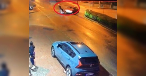 Bursa'da motosiklet sürücüsü ölümden döndü