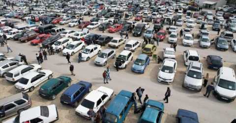 Ramazan bayramı öncesi oto pazarına yoğun ilgi