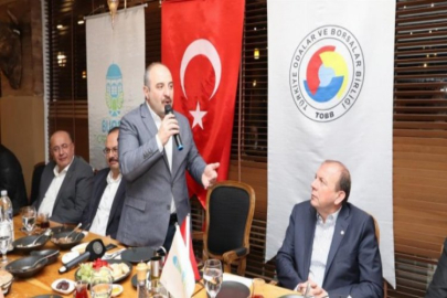 Bakan Varank, Bursa Ticaret Borsası’nın sahurunu katıldı