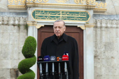 Cumhurbaşkanı Erdoğan bayram namazını Ayasofya'da kıldı