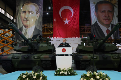 Cumhurbaşkanı Erdoğan, Altay tankının TSK'ya teslim töreninde konuştu
