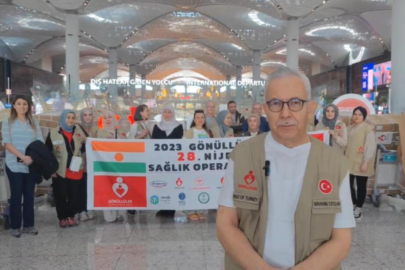 "Gönüllüler Grubu" 28. kez sağlık yardımı için Nijer'de