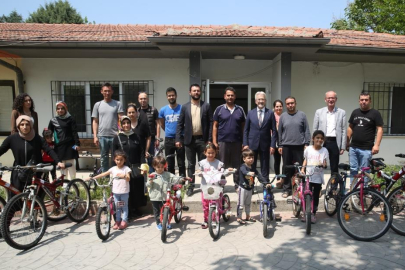 Nilüfer'de “Tamirhane” depremzede çocukları mutlu etti