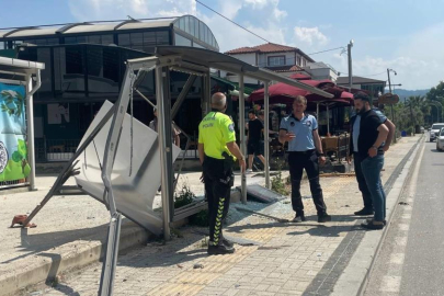 Bursa'da kamyonet 50 metre savrulup ünlü sanatçının evine daldı