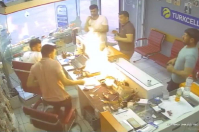 Cep telefonu bomba gibi patladı