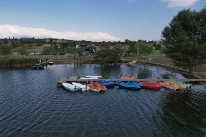 Gököz Göleti, görenleri büyülüyor