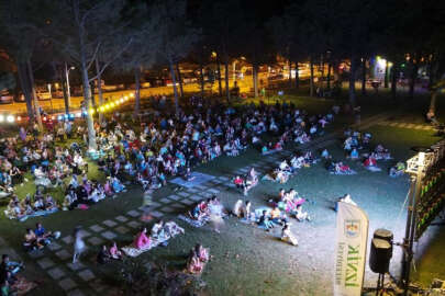 İznik'te yazlık sinema sezon finali yaptı