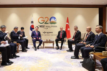 Cumhurbaşkanı Erdoğan, Güney Kore Devlet Başkanı Yoon ile görüştü