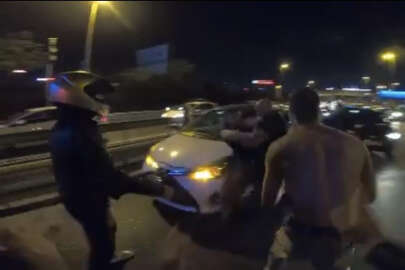 E-5 Karayolu’nda trafikte dehşet anları