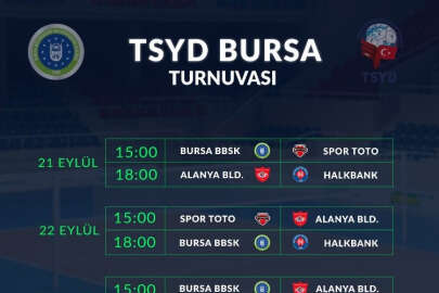 Ekipler, TSYD Bursa Voleybol Turnuvası'nda eksiklerini görecek