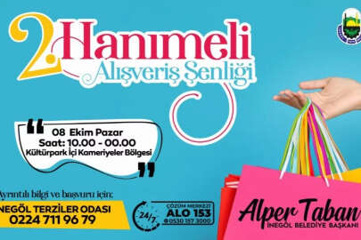 İnegöl 2. Hanımeli Alışveriş Şenliği ertelendi
