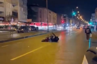 Bursa'da drift yapan sürücü ölümden döndü