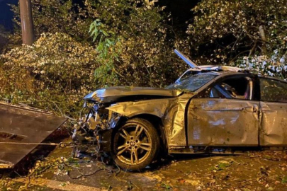 Bursa'da sürat kaza getirdi