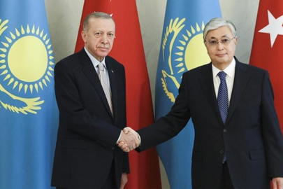 Cumhurbaşkanı Erdoğan, Kazakistan Cumhurbaşkanı Tokayev ile görüştü