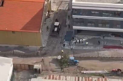 Kızgın kepçe operatörü dehşet saçtı