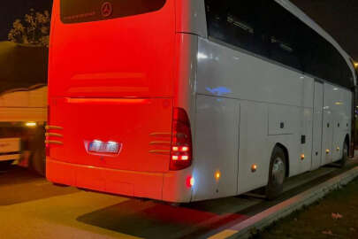 Çalıntı otobüs ile Anıtkabir gezisi İnegöl’de son buldu