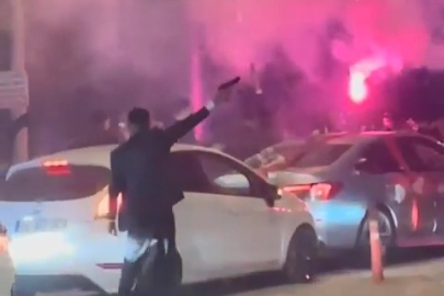 Bursa'da hem yolu kapattılar hem de rastgele ateş ettiler