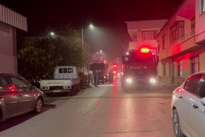 Bursa’da panik anları! Yangın korkuttu