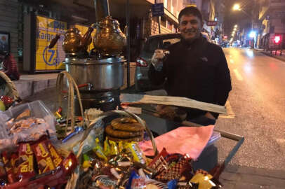 Bursa'da közde çay keyfi...Sosyal medyada fenomen oldu