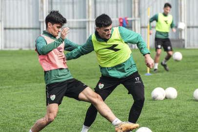 Bursaspor taktik antrenman yaptı