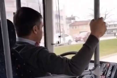 Otobüs şoförünün kadınlar günü kutlaması sosyal medyada viral oldu