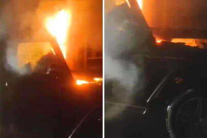 Bursa'da feci kaza: Sürücü alevlerin arasında kurtarıldı