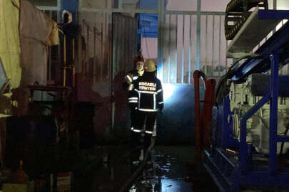 Kaldığı iş yerinde yanarak can verdi