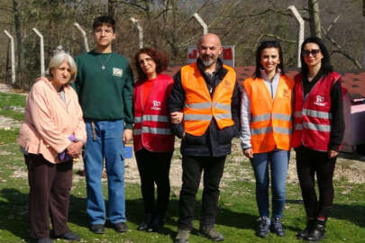 Geri dönüşüm atıkları sokak hayvanlarına mama oldu