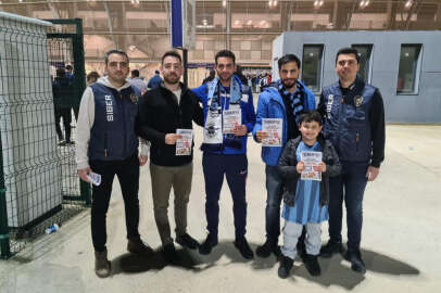 Maç öncesi polisten yasa dışı bahis uyarısı