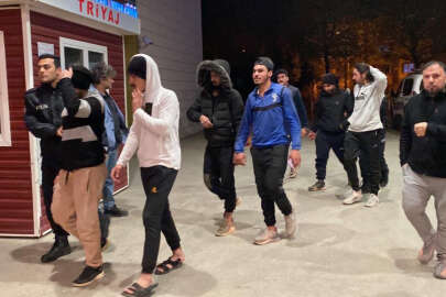 Bursa'da 7 düzensiz göçmen yakalandı