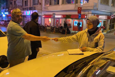 Bursa'da duyarlı vatandaşın hareketi taktir topladı