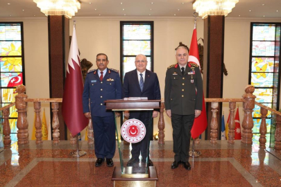 Bakan Güler, Katar Genelkurmay Başkanı Al-Nabet’i kabul etti
