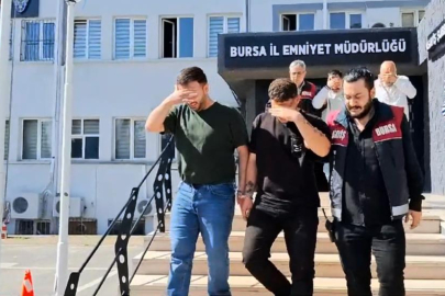 Bursa'da “tantanacılık” yöntemiyle hırsızlık yapanlar yakalandı
