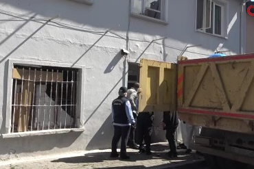 Bursa'da temizlik ekiplerini şok eden görüntü