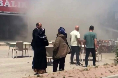 Bursa'da yangın: Balıkçı restoranları alev aldı