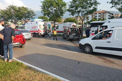 Bursa'da zincirleme kaza: 4 yaralı