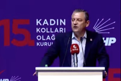 CHP Genel Başkanı Özel: “Cinsiyet kotası  yüzde 50’ye çıkacak”