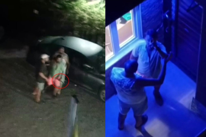 Gece vakti site sakinlerine  dehşeti yaşattı