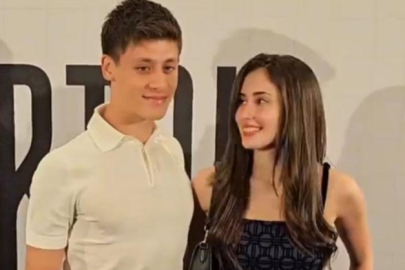 Arda Güler, sevgilisi ile galada