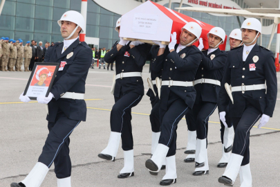 Şehit polis Şeyda Yılmaz’ın cenazesi memleketine getirildi