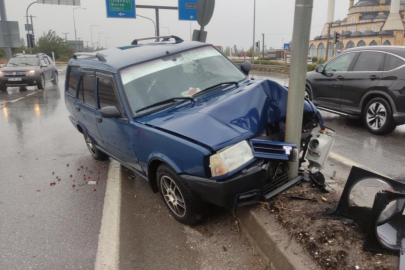 Bursa'da yağış kaza getirdi