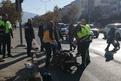 Bursa'da motosikletler çarpıştı: 2 yaralı