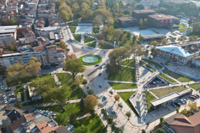 İnegöl'de yeni Heykel Meydanı vatandaştan tam not aldı