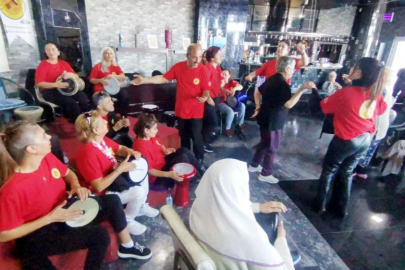 Huzur evi sakinleri gönüllerince eğlendi