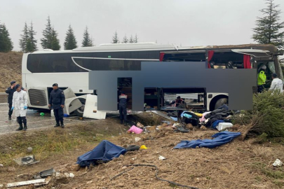 Eskişehir'de otobüs kazası: 1 ölü, 1'i ağır 42 yaralı