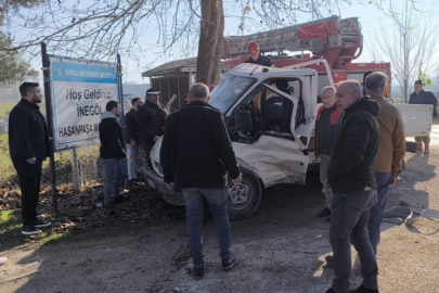 İnegöl'de korkutan kaza: 3 yaralı