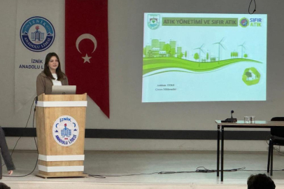 İznik Belediyesi'nden gençlere çevre bilinci semineri başladı