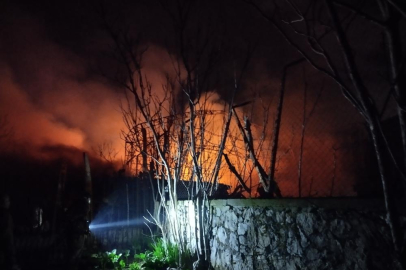 Film platosunda büyük yangın