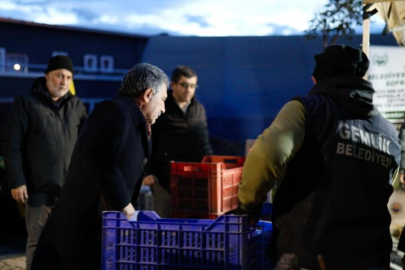 Gemlik Belediyesi'nden, zeytin üreticisine 3 milyon liralık destek