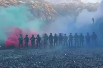 Özel harekat polislerinden nefes kesen tatbikat